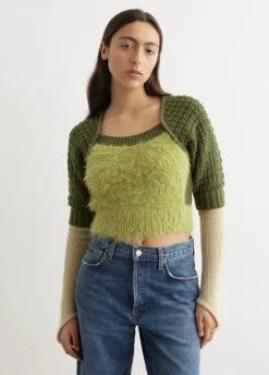 Furry Chunky Knit Top