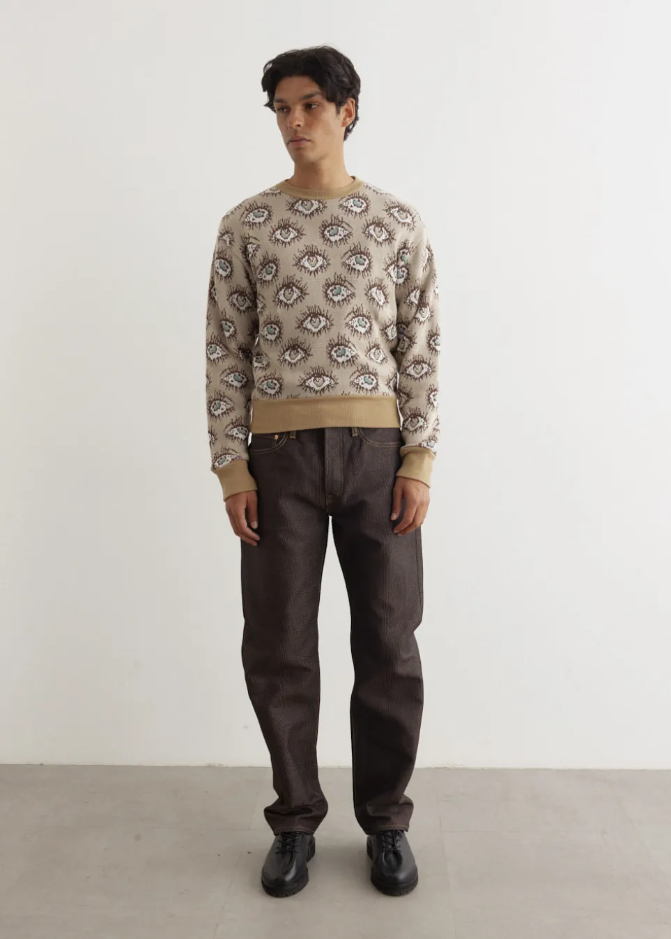 8G Jacuqard Knit SPEAKEASY Vintage Sweater