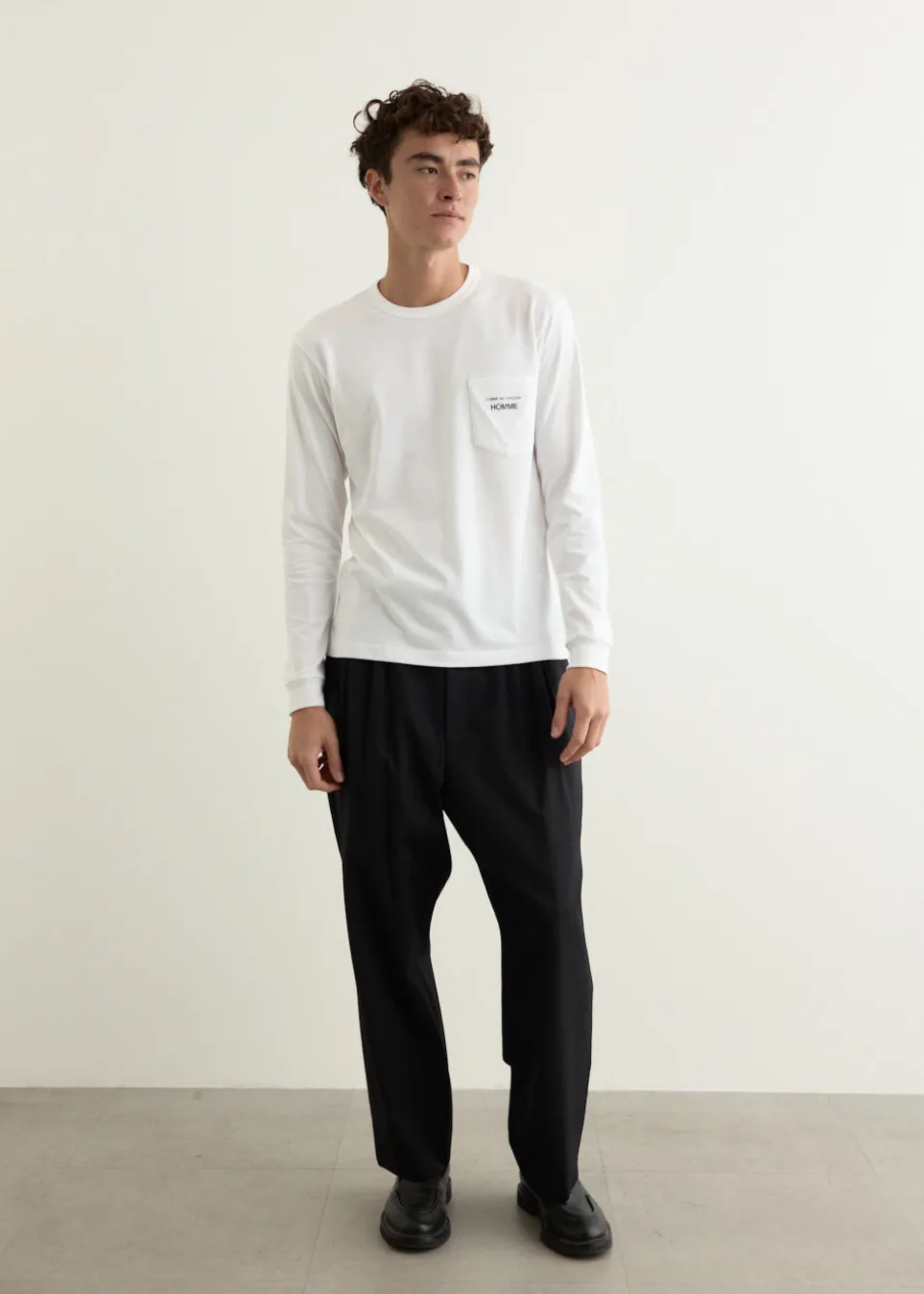 Garment Print Long-Sleeve T-Shirt