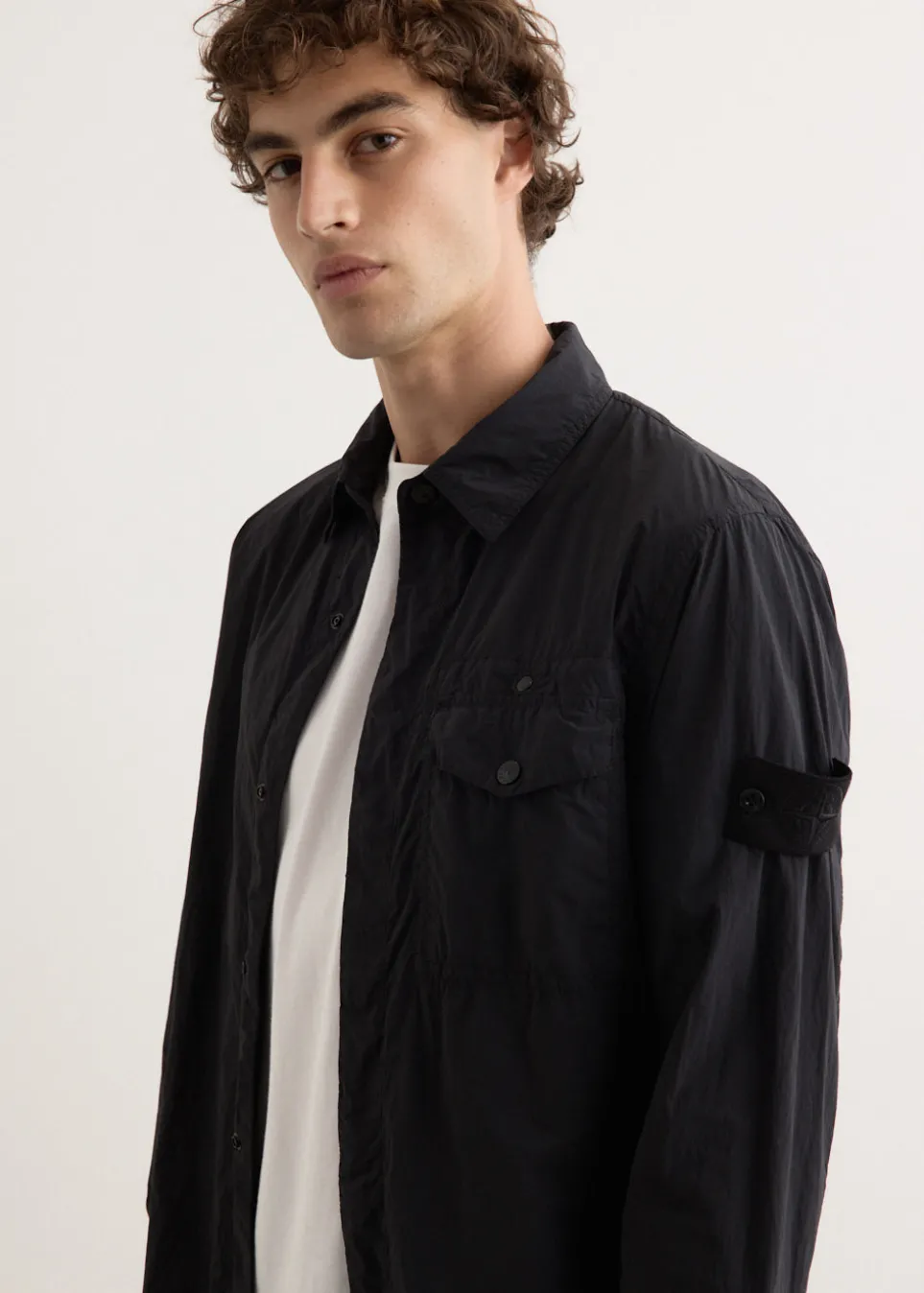 Ghost Overdyed Nylon Tela Overshirt