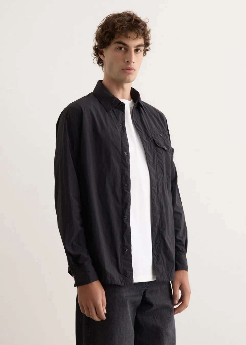 Ghost Overdyed Nylon Tela Overshirt