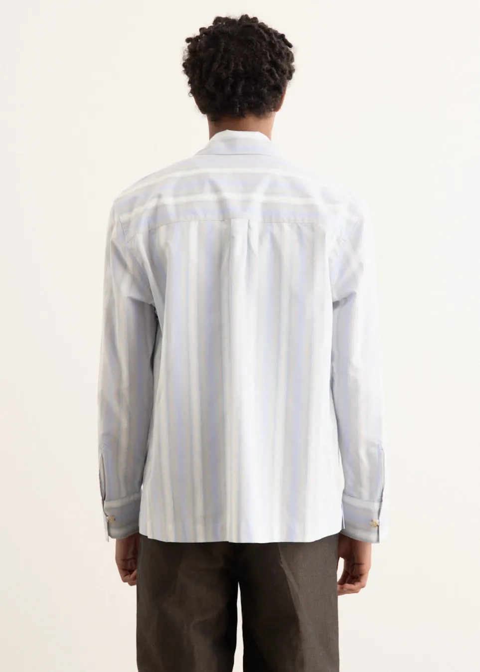 Gradient Stripe Overshirt