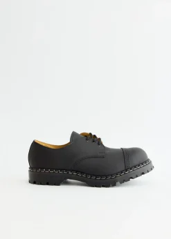 Greasy Steel Toe Capped Gibson Shoes