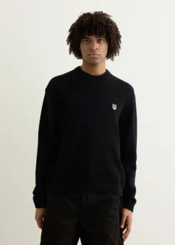 Grey Fox Head Patch Comfort Jumper