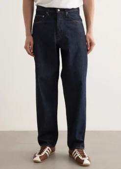 Hard Twist Denim Wide Pants