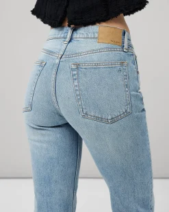 Harlow Mid-Rise Straight Jeans
