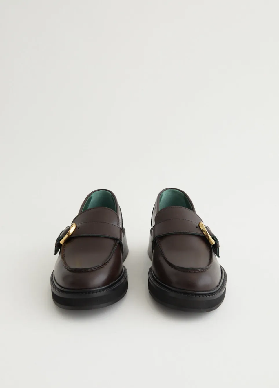 Heeled Townee Monk Loafers