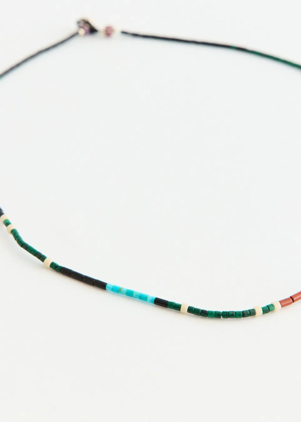 Heishi Tube Necklace
