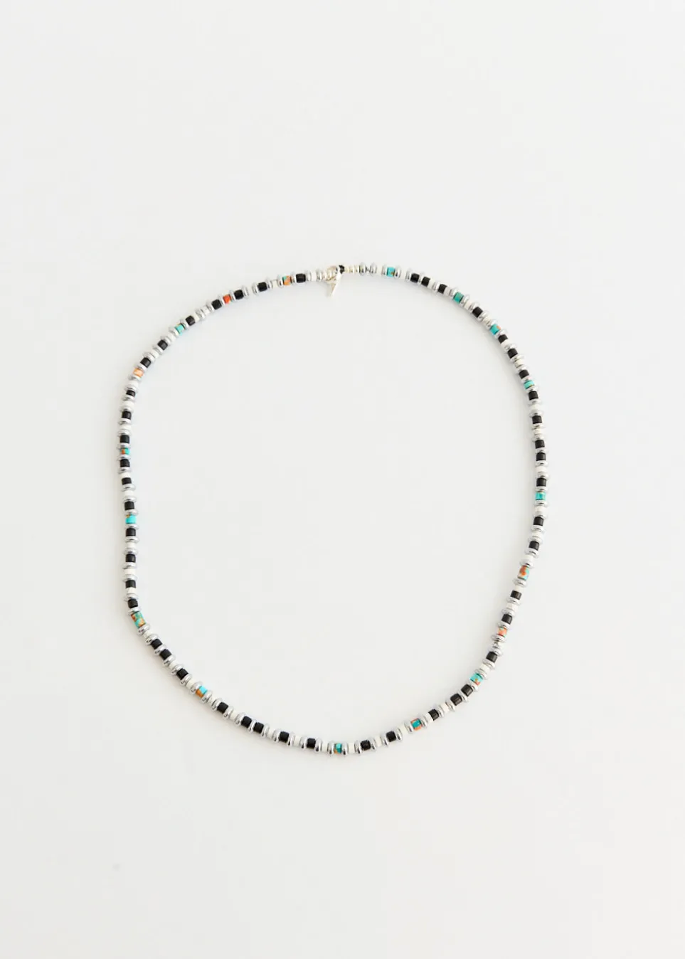 Hematite Roundel Beads Necklace