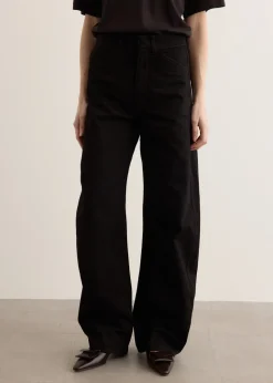 High Waisted Curved Pants