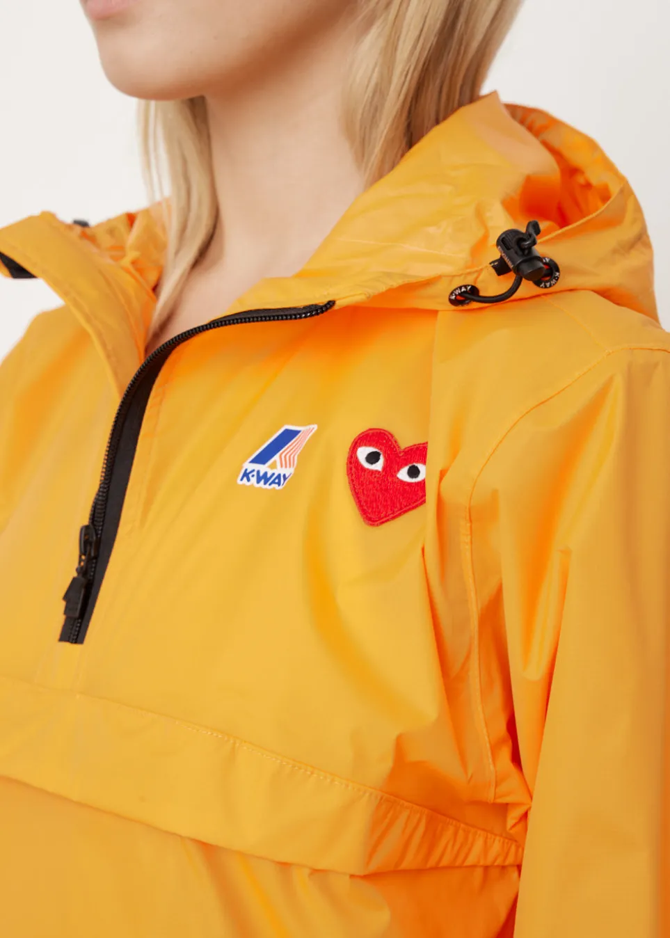 J502 K-Way Hoodie Half Zip Jacket