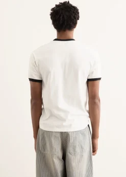 20/-Jersey Ringer T-Shirt (DENIM MEN LOVE CATS SCRATCH)