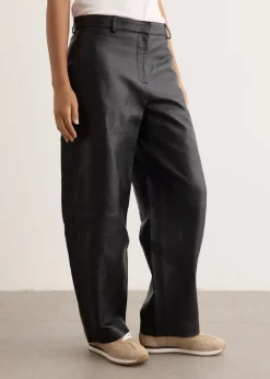Leather Balloon Pants