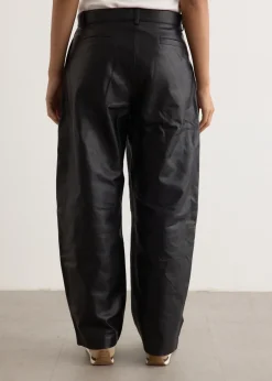 Leather Balloon Pants