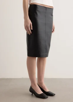 Leather Pencil Skirt