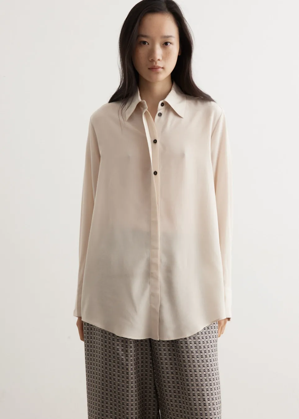 Lilla Silk Shirt