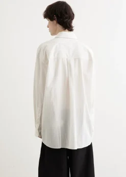 Loche Oversized French Placket Shirt
