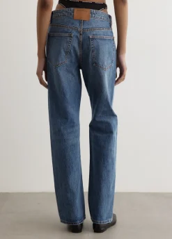 Logo Bikini Mid-Rise Jeans