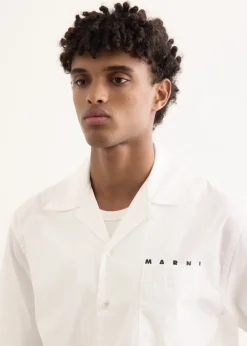 Logo Short-Sleeved Bowling Shirt