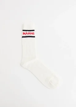 Logo Stripe Socks