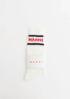Logo Stripe Socks