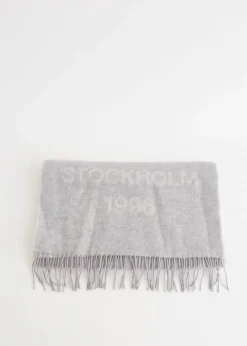 Logo Wool Scarf