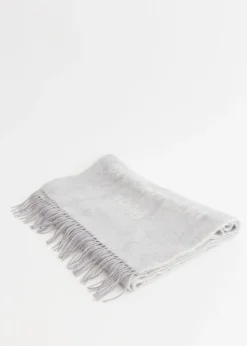 Logo Wool Scarf