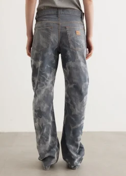 Low Rise Bowed Gusset Jeans