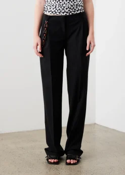 Low Rise Loose Tailored Trousers