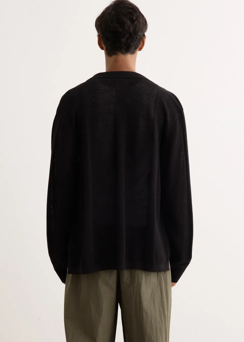 Metropolis Knit Camp Collar Shirt