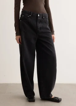 Mid Rise Balloon Jeans