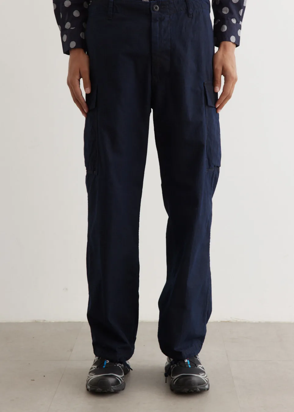MIL 6 Pocket Indigo Rip Stop Pants