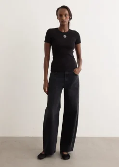 Moon Logo Jersey Baby Fit T-Shirt