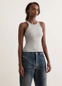 Moon Logo Ribbed Jersey Tank Top