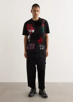 Multi Fabrics Patchwork T-Shirt