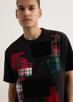 Multi Fabrics Patchwork T-Shirt