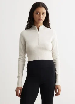 Nike Sportswear Chill Knit Cropped Sweater 1/2-Zip Top