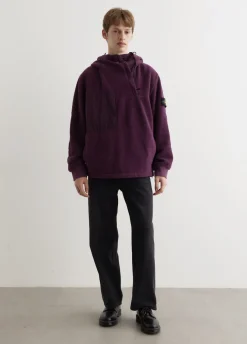 Nylon Cotton Fleece Anorak