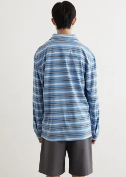 Oversized Stripe Jersey Shirt