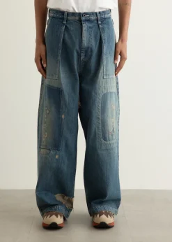 14oz Denim FATIGUE Baggy Pants (RUSHFIELD Remake)