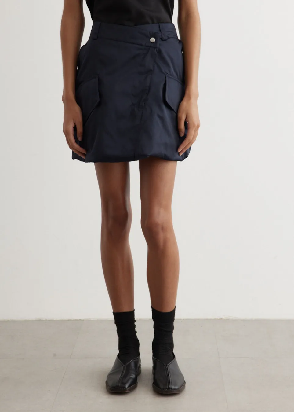 Padded Cargo Mini Skirt