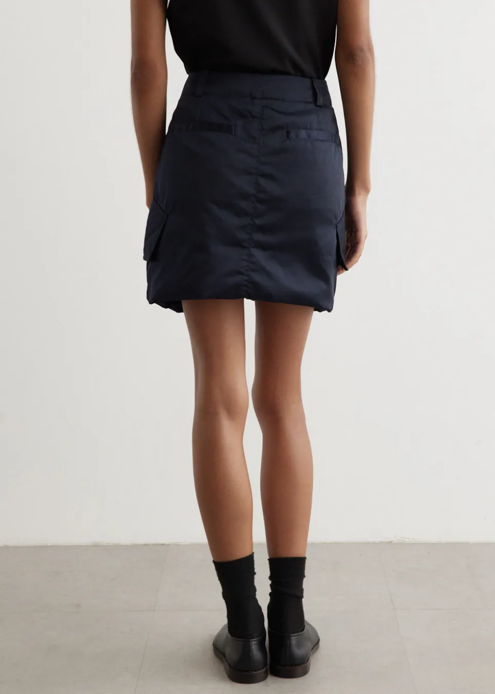 Padded Cargo Mini Skirt