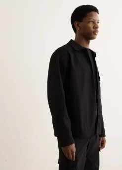 Panama Cotton Zip Overshirt