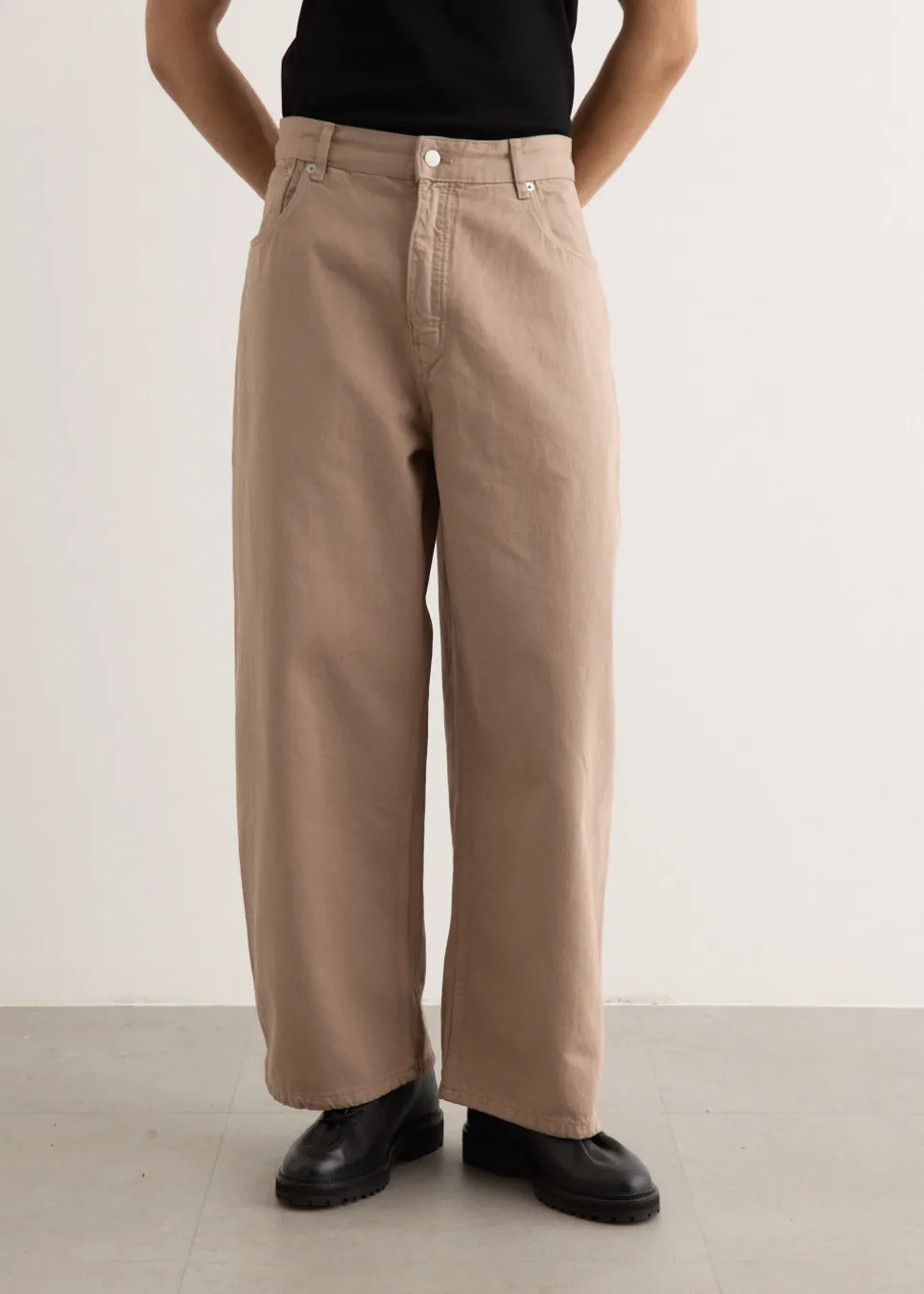 Paolo Garment Dyed Denim Pant