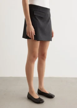 Piper Pinstripe Mini Skirt