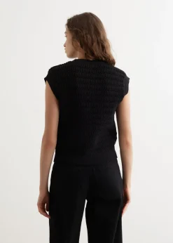 Present Textured Knit Vest