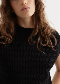 Present Textured Knit Vest