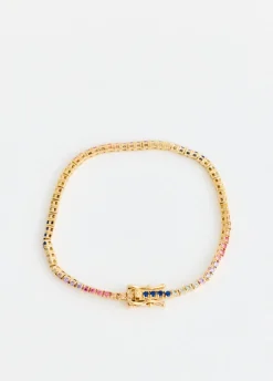 Rainbow Tennis Bracelet