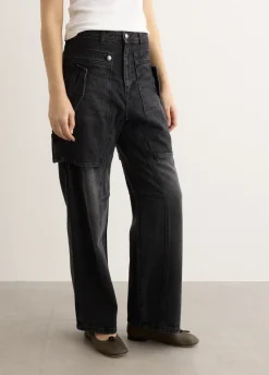 Raptor Layered Wide-Leg Jeans