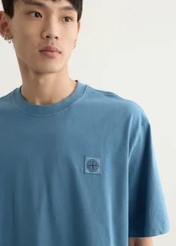 Regular Fit Compass Patch Overdyed T-Shirt